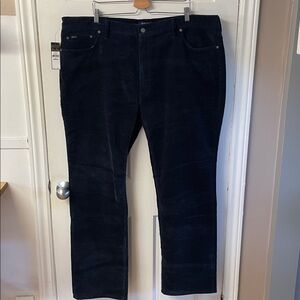 Polo by Ralph Lauren navy corduroy straight leg pants men’s size 46X34 NWT